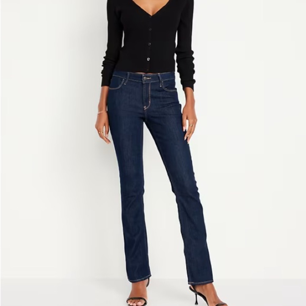 Old Navy Mid-Rise Wow Boot-Cut Jeans